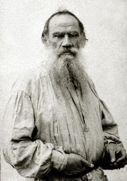 Leo Tolstoy of "War and Peace" fame is considered by many to be the Grandaddy of the modern civil disobedience movement.