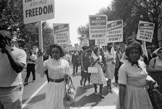 In the glory days of MLK these people were carrying signs and they weren't hitting anybody with them. All the same they ultimately won the day, demonstrating that peace does work, if given a chance.