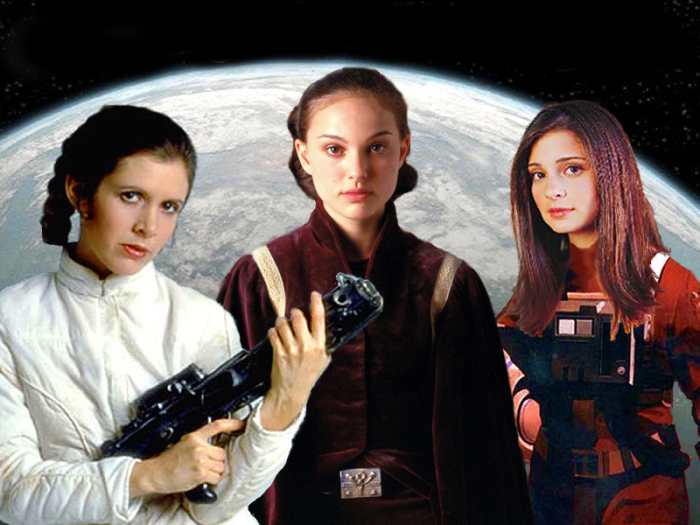 Notice the family tree in today's quiz? We have Grandma Padme (middle), mother or Leia (left), who birthed Jaina (right)