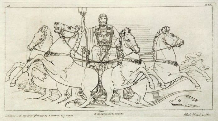 Kupferstich (1795) von Tommaso Piroli (1752 – 1824) nach einer Zeichnung (1793) von John Flaxman (1755 – 1826). PD-art-100