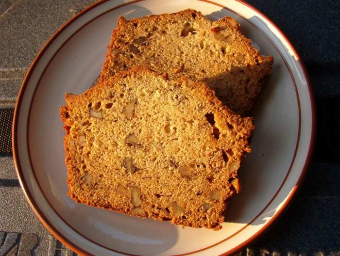 Enjoying the classic flavor of Banana Bread for breakfast is great start to your day. See? Average Jane likes her walnuts coarsely cut as well