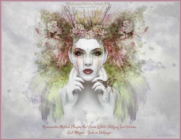Narcissistic Mother Playing the Victim While Vilifying True Victims by Gail Meyers