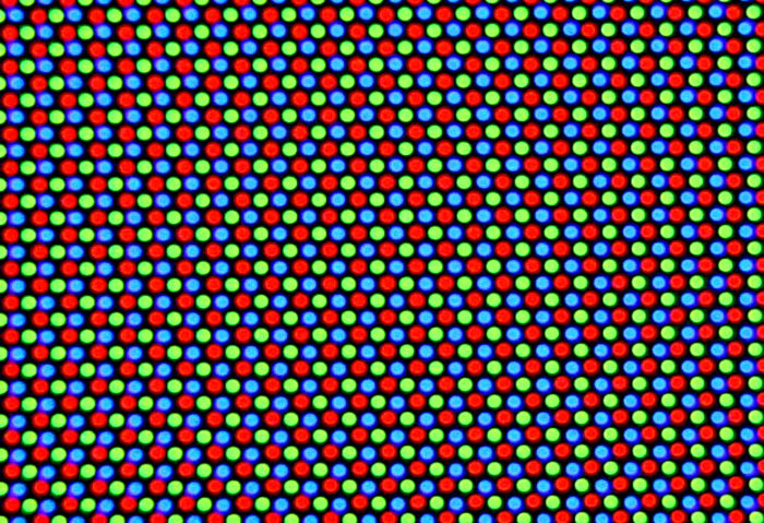 Magnified view of the1985 Curtis Mathes delta gun shadow mask in the 26 inch color console CRT ... The 1985 Curtis Mathes Color Console model number K2658RL was state of the art electronics back in the golden age of made in America technology.
