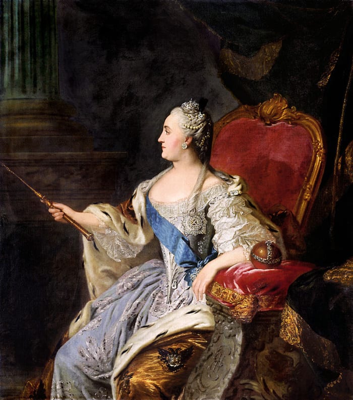 Catherine the Great ruled from 1762 to 1796 oversaw the Empire's greatest expansion period and played a key role in the Russian Enlightenment Movement.