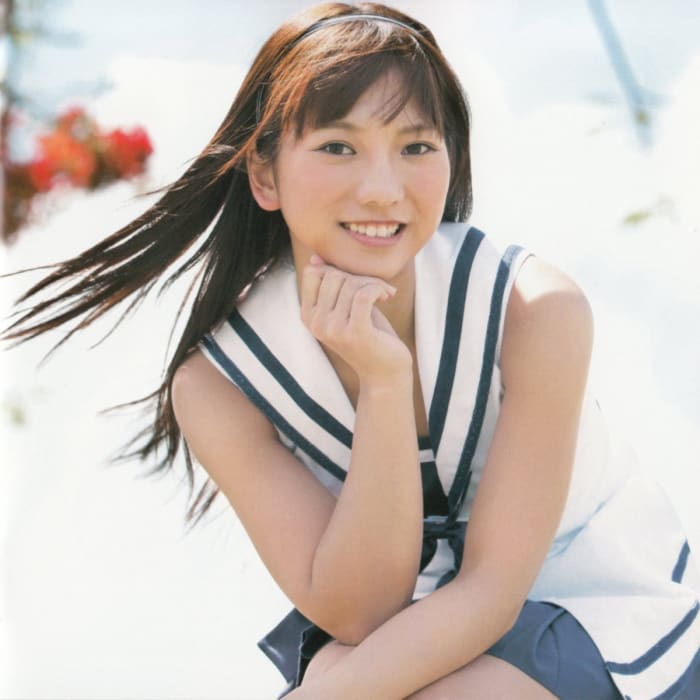 Aki Takajo seen here during a photo session for the AKB48 single called Everyday Katyusha in 2011.