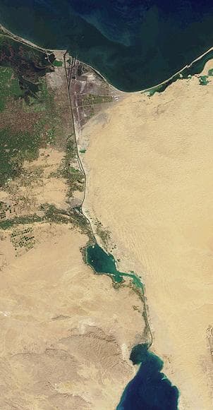 The Suez Canal the ultimate prize for the Axis powers in North Africa which opened the gateway to Asia.