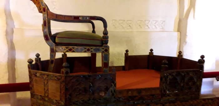 The Royal Carriage or the Howdahs, which were placed on the back of an elephant or a camel for the Royals.