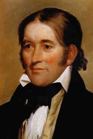 David Crockett Portrait by Chester Harding, 1834, two years before the Crockett’s death at the Alamo.