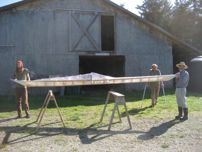 stonefly canoe build