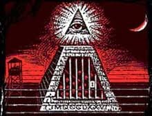 The "All Seeing Eye". the Eye of Horus, An important symbol to many secret societies.