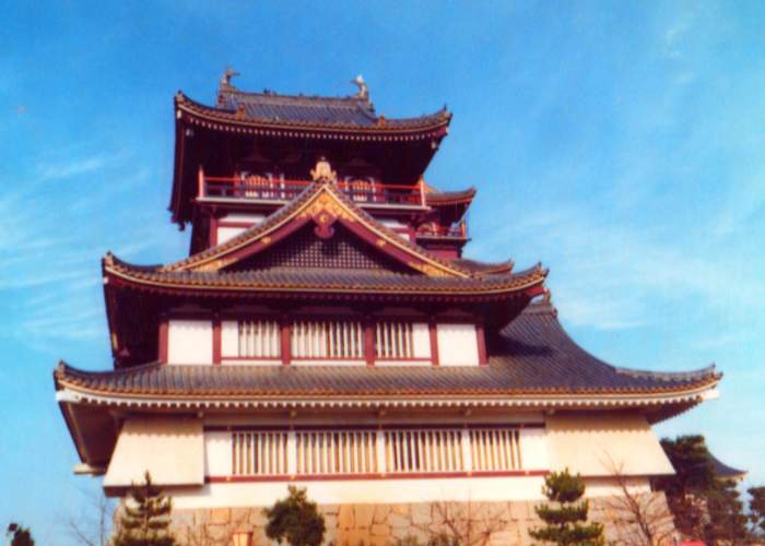 The Movies Depicting Feudal Samurai Times Involve the Castles -- This is Fushimi-Momoyama-Jo, in Kyoto.