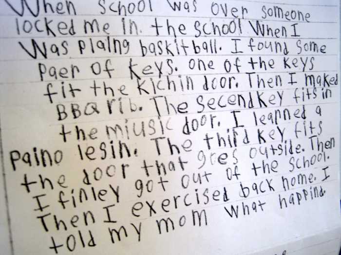 One of my students could barely put together four words in writing when he was in first grade. By the end of third grade, he was completely creative writing prompts independently.