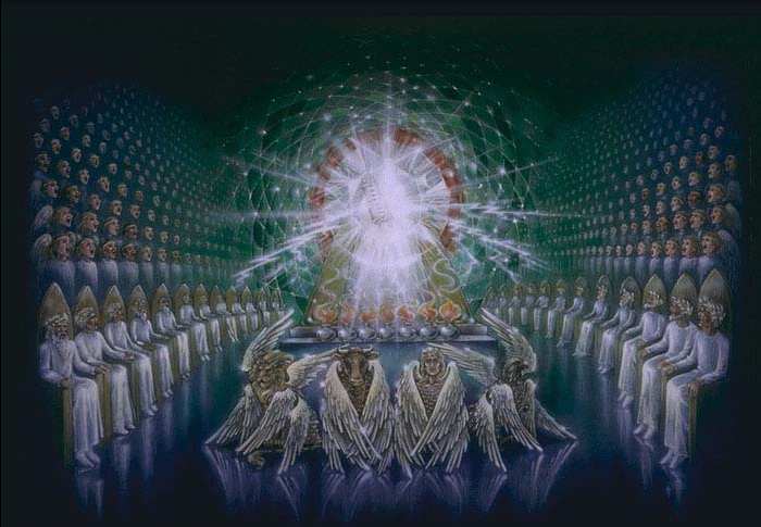 "Emerald Throne of God and Choirs of Angels" - by Pat Marvenko Smith (1992)