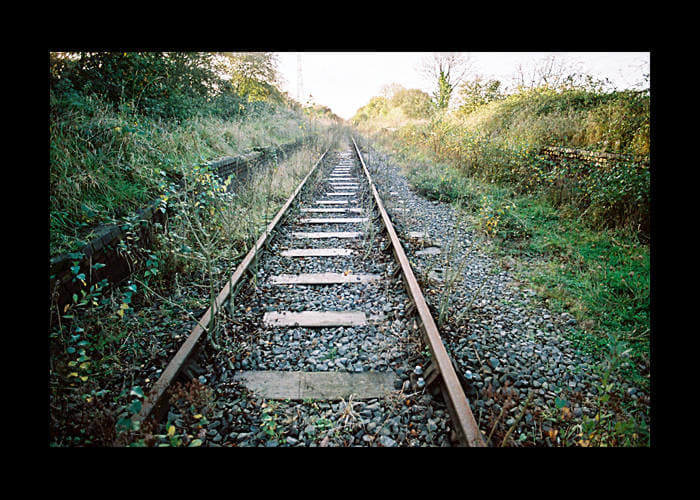 This is, or rather WAS Verney Junction station. You can see the overgrown platform on the left. You'd have to consult an old Ordnance Survey map to see where the junction was in relation to the station site