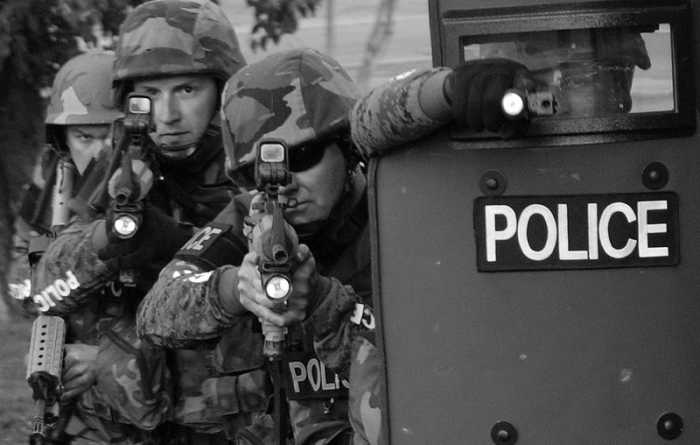 North Penn Tactical Response Team of Montgomery County Pennsylvania, practicing Cellular Team Tactics