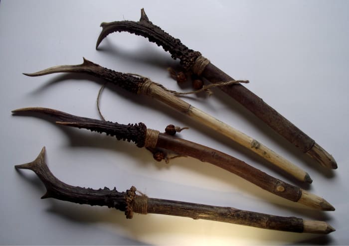Wands are used by some people to direct energy during spell work.