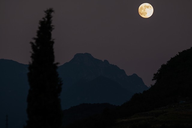 The invisible Element of night, where the cold winds blow from the north over the mountains; the time of life when our spirits are like a breath of wind.