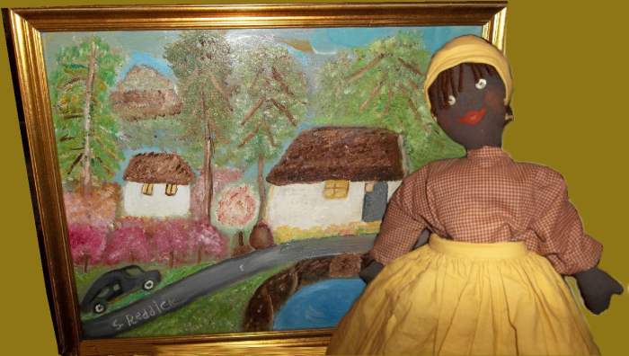 Doll-making and painting comes from the heart for self-taught artist Sybil Butler Reddick.