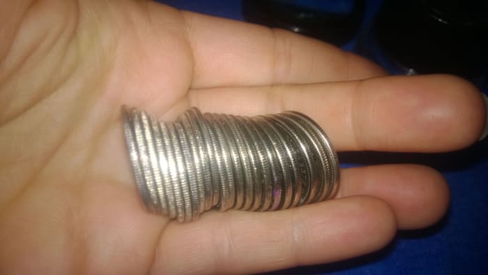 Be sure to check the rims, you just never know when you will come across a 'clipped' coin