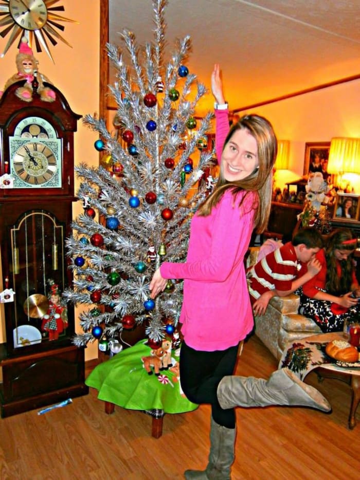 Christmas with an Aluminum Christmas tree is a magical silver Christmas. These amazing shiny spectacles of joy are fun to collect and use year after year during the holidays