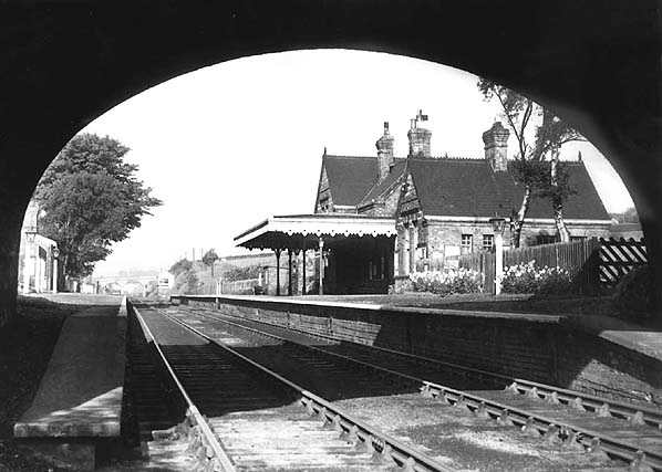 Little Weighton station in 1954 shortly before closure. With the cessation of coal traffic, income for the branch dropped. Passenger traffic did not pay its way
