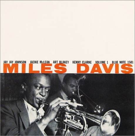 Miles Davis, vol. 1 Blue Note Records BLP 1501 12" LP Vinyl Record (1955) Album Cover Design by John Hermansader, Photo by Francis Wolff