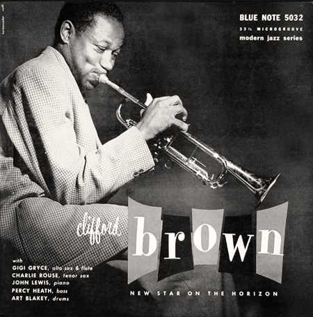 Clifford Brown "New Star on the Horizon" Blue Note Records BLP 5032 10" LP Vinyl Microgroove Record (1953) Album Cover Design by John Hermansader, Photo by Francis Wolff