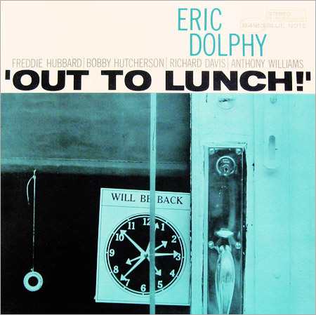 Eric Dolphy "Out To Lunch" Blue Note Records 4163 12" LP Vinyl Record (1964) Album Cover Design & Photo by Reid Miles
