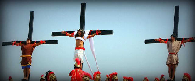The annual re-enactment of Christ's crucifixion on Holy Friday at the Pampanga Province in the Philippines