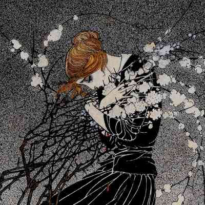 Here we show a portion of "The Story of a Mother", a design by Kay Nielsen inspired by the eponymous tale from Hans Christian Anderson.