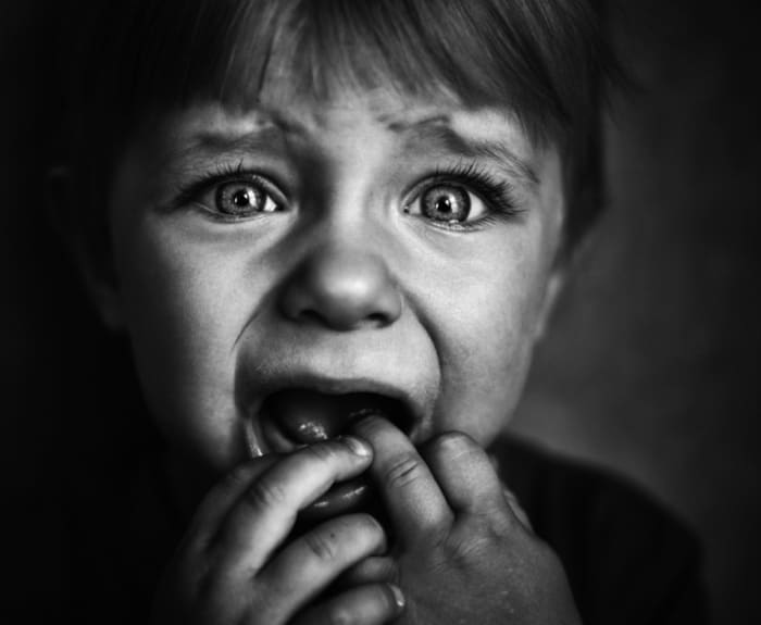 Children in large families grow up in extremely difficult, even harsh environments. There are very little parental resources allotted to each child whether it is emotional, psychological, or socioeconomic. It's common for such children to do WITHOUT.