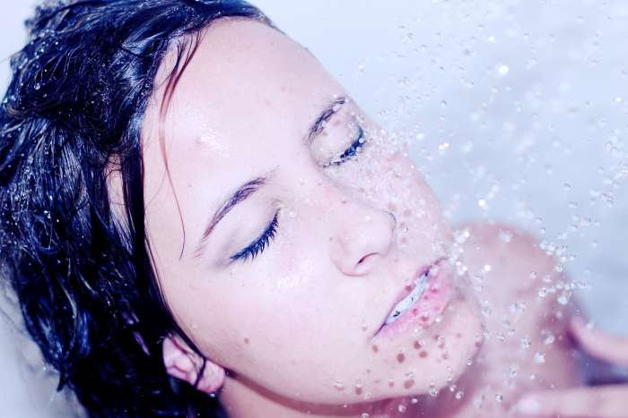 May Shower Symbolize Our Naked Freedom from all Imaginary Authorities Allowing Them to Go down the Drain of Our Carefree Spirit