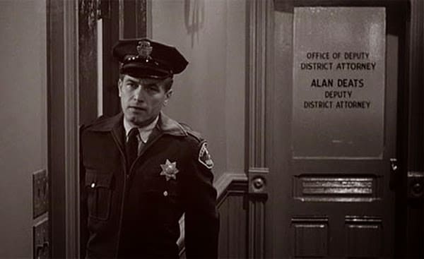RIP Ted Knight (1923 - 1986) | Ted Knight in His Cameo Appearance in the end scene of Alfred Hitchcock's film. "Psycho