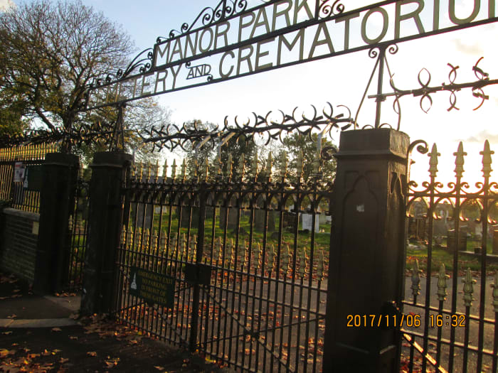 The view from the other direction, where Whitta Road bends northwards past the Co-operative Funeral Service premises