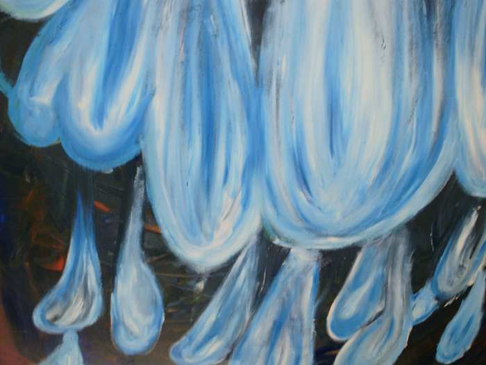 The original works of Francisco A. Salinas (Panchito Dionysus Rock Oil on Canvas)