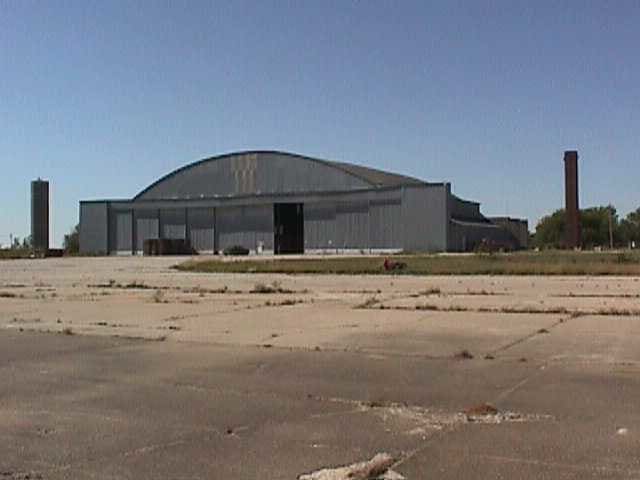 This is the last standing hanger on the base. At the time of this story, there were three of these in a line from north to south. All were included in the search as was the rest of the base area.
