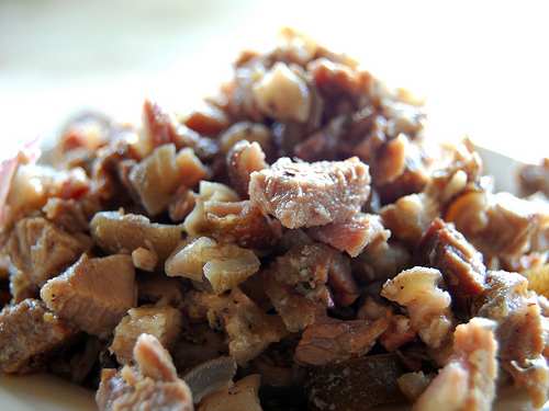 Kinilaw na Kambing - Scorched Goat Skin Marinated in Vinegar and Spices (Photo courtesy by ~MVI~ from Flickr.com)