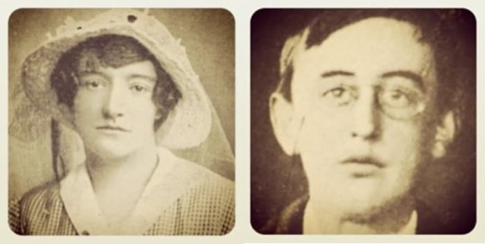 Joseph Plunket and Grace Gifford married in jail in Dublin in 1916 after the Rising