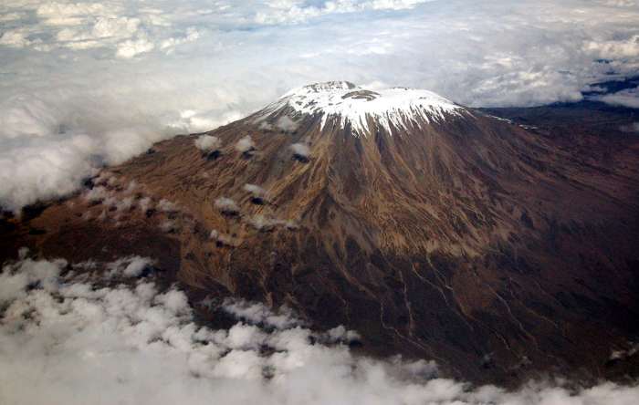 Mount Kilimanjaro in Tanzania is one of the "easier" 7 summits to climb.