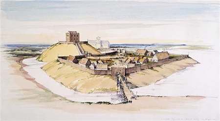 An early castle built by the Normans - this one was at York in the area of Coppergate
