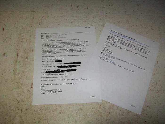 i carefully redacted my personal info,... but to prove i'm a good sport, i did leave you my jeans size.