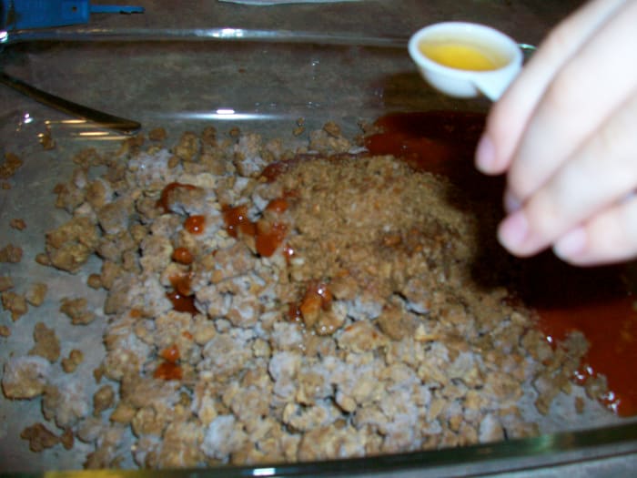 This recipe gives kids lots of opportunities for using measuring cups and spoons.