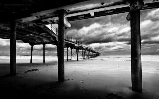 'Under the boardwalk, down by the sea...' When the tide's out naturally - shiver me timbers!.