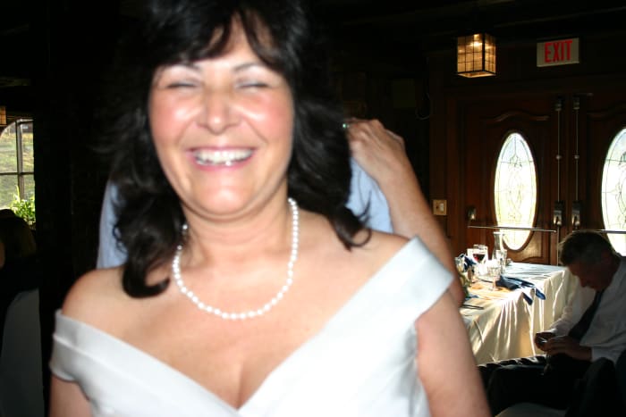 Me, grinning from ear to ear!!! My eyes are closed because I am dreaming of all the money I will someday make on HubPages!