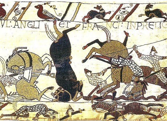 Chaos on Caldbec Hill, known to the Normans as 'Sanguelac' (Senlac) Lake of blood - Both Williams survived the carnage intact