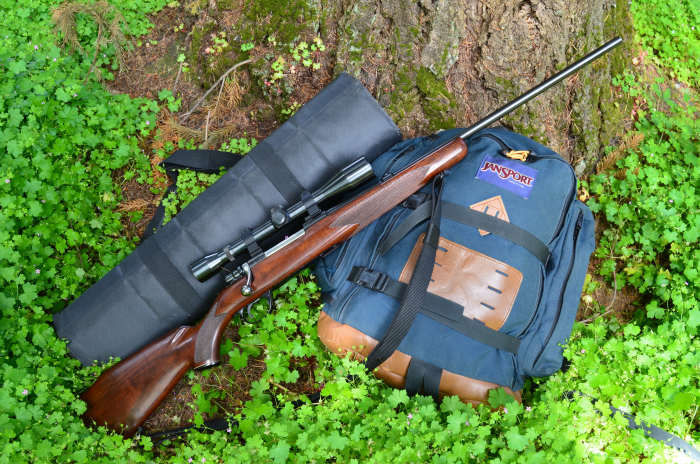 This old but well cared for Husqvarna .243 Win bolt action sporter is a versatile rifle, and a good choice for coyotes and other predators, such as badgers and bobcats.