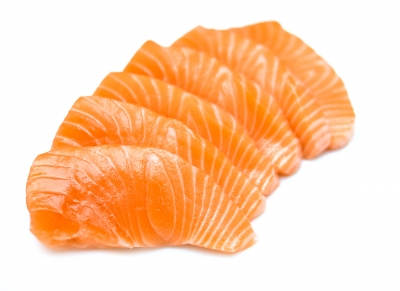 Salmon is nutritious and delicious too! It's a lean protein with a good amount of Vitamin A, that's good for eye health!