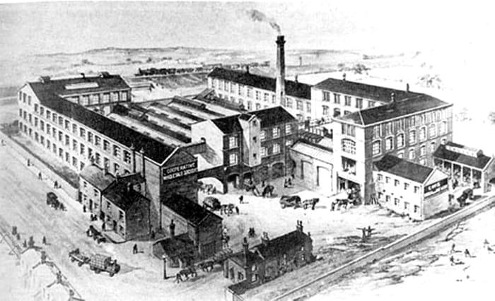 The CWS (Co-operative Wholesale Society) brush factory on Balm Road, where my grandad's father worked