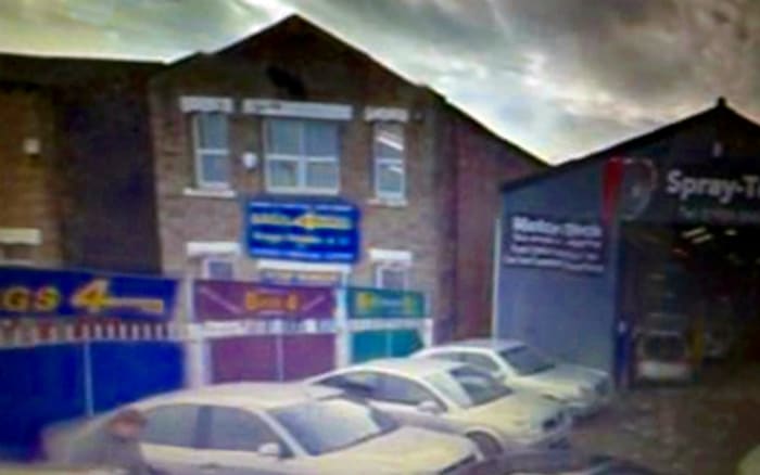 The lock-up premises at 76 Wakefield Road, Ossett, Yorkshire, which used to house my grandad's business, Trigg & Oldfield (pictured in modern times)