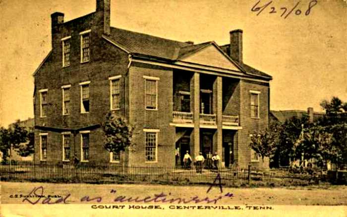 The the first Courthouse in Centervile Painstakingly rebuilt in 1867 using the original bricks, and with a great deal of love. The once beloved Centerville Courthouse building